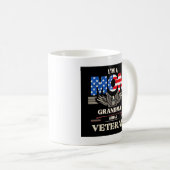 Ich bin Mama, Oma und Veteran Kaffeetasse (VorderseiteRechts)