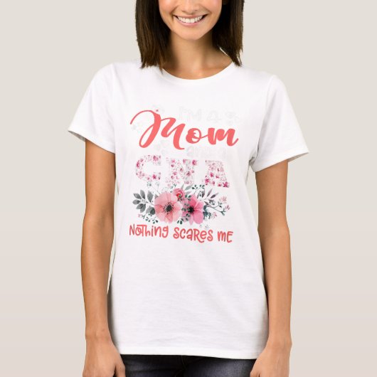 Ich bin Mama und CNA Nurse Nichts stört mich flora T-Shirt (Vorderseite)