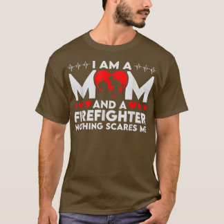 Ich bin Mama und Feuerwehrmann 284 T-Shirt