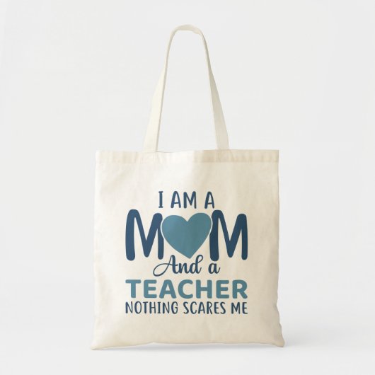 Ich bin Mama und Lehrerin Tragetasche (Vorne)