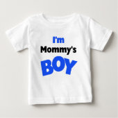 Ich bin Mama's Boy Baby T-shirt (Vorderseite)