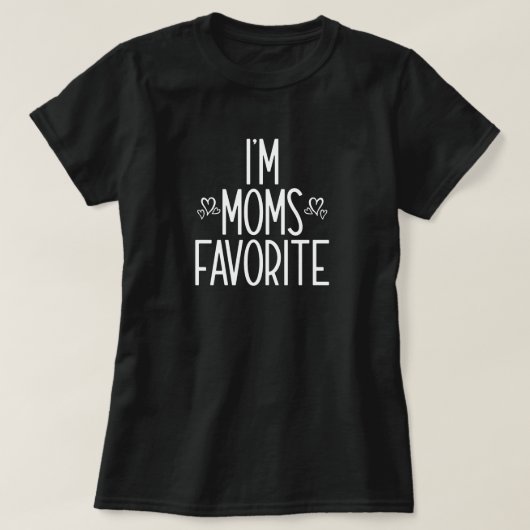 Ich bin Mamas Liebling T-Shirt (Design vorne)