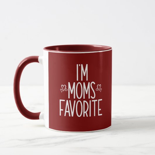 Ich bin Mamas Liebling Tasse (Links)