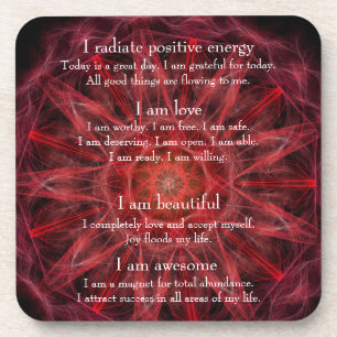 Ich bin Mandala-Untersetzer Getränkeuntersetzer