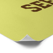 Ich bin Mann sehen mich stache Schnurrbart lustig Poster (Ecke)