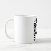 Ich bin Markenstratege, aber ich kann keinen Dummk Kaffeetasse (Links)