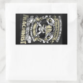 Ich bin Maschinenist Rechteckiger Aufkleber (Tasche)