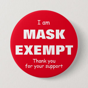 Ich bin Maskenfreiheit Button