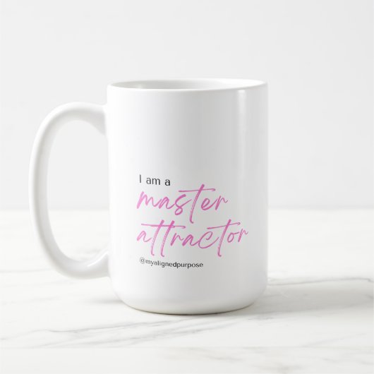 Ich bin Master Attraktor Coffee Tasse (Links)