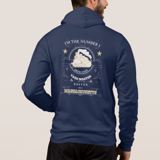 Ich bin Master Nummer 1 Hoodie (Rückseite)