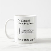 Ich bin Mathe-Major Kaffeetasse (Links)
