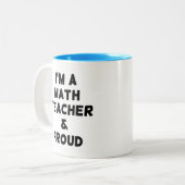 ICH BIN MATHILFE DER 2-Tone-KAFFEE-TASSE Zweifarbige Tasse (Vorderseite Links)