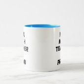 ICH BIN MATHILFE DER 2-Tone-KAFFEE-TASSE Zweifarbige Tasse (Mittel)