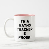 ICH BIN MATHILFE DER 2-Tone-KAFFEE-TASSE Zweifarbige Tasse (Links)