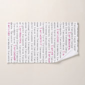 Ich bin ME Badhandtuch Set (Handtuch)