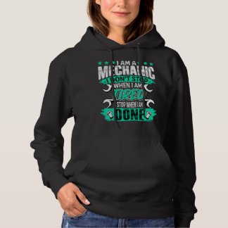 Ich bin Mechaniker Auto Mechanische Garage Hoodie