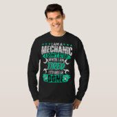 Ich bin Mechaniker Auto Mechanische Garage T-Shirt (Vorne ganz)