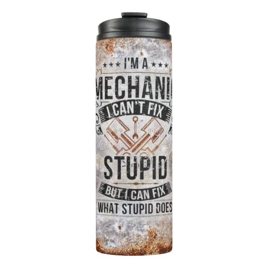 Ich bin Mechaniker Thermosbecher (Vorderseite)