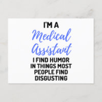 Ich bin medizinischer Assistent, den ich in Sachen