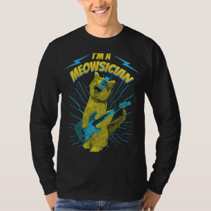 Ich bin Medizinstudent Cat Liebe Gitarrist T-Shirt