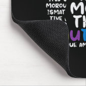 Ich bin mehr als Autismus und Bewusstsein Männer F Mousepad (Ecke)