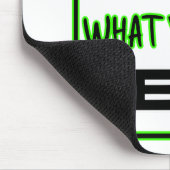 Ich bin mehr als das, was du siehst Fette Typograf Mousepad (Ecke)