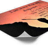 Ich bin mehr als mein Diagnoseplakat Poster (Ecke)