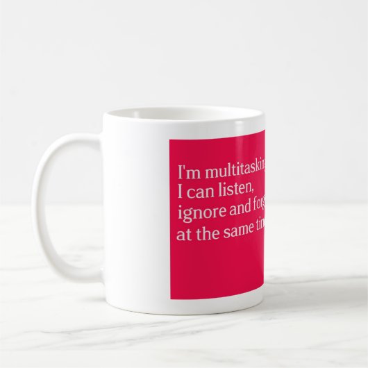 Ich bin Mehrprozess Kaffeetasse (Links)