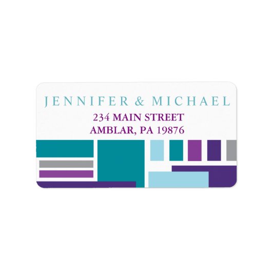 ICH BIN MEIN BELOVED-Rücksendeadresse-Aufkleber-Et Adressaufkleber (Vorne)