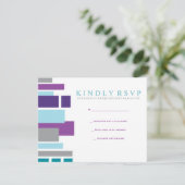 ICH BIN MEIN BELOVED Wedding Einladungs-Antwortkar RSVP Karte (Stehend Vorderseite)