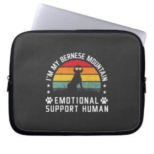 Ich bin mein Berner Hund emotional Laptopschutzhülle