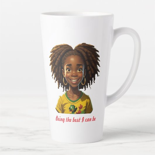 Ich bin mein Bestes Milchtasse (Rechts)