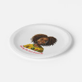 Ich bin mein Bestes Pappteller (Schrägansicht)