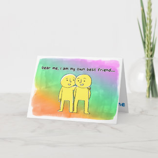 Ich bin mein eigener bester Freund Karte
