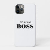 Ich bin mein eigener Boss! Case-Mate iPhone Hülle (Rückseite)