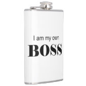 Ich bin mein eigener Boss! Flachmann (Rechts)