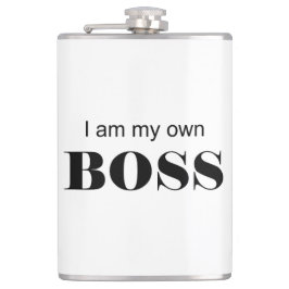 Ich bin mein eigener Boss! Flachmann