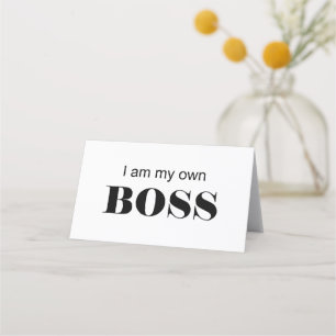Ich bin mein eigener Boss! Treuekarte