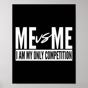 Ich bin mein einziger Konkurrent Inspiro Poster