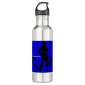 Ich bin mein einziger Wettbewerb - Fitness / Bodyb Edelstahlflasche (Vorderseite)