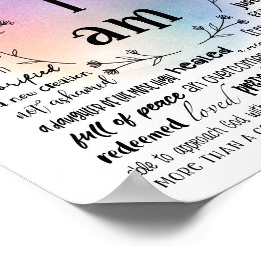 Ich bin mein Identity Poster (Ecke)