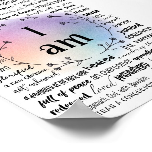 Ich bin mein Identity Poster (Ecke)