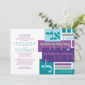 ICH BIN MEIN JÜDLICHER EINLADEN FÜR DIE Hochzeit,  Einladung (Stehend Vorderseite)