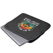 Ich bin mein Malteser Hund, der emotionale Unterst Laptopschutzhülle (Vorne Knopf)