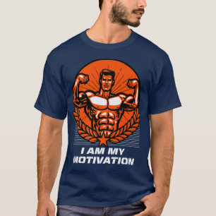 Ich bin mein Motivation Workout Motivierend Zitat T-Shirt