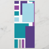 ICH BIN MEIN UNBEKANNTER "Wedding Menu Card" Menükarte (Rückseite)