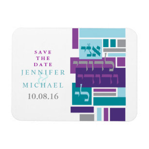 ICH BIN MEIN UNOVED Wedding Save the Date Magnet