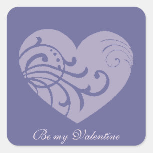 Ich bin mein Valentine Quadratischer Aufkleber