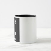 Ich bin meine eigene Frau. Evita Peron Tasse (Zentrum)