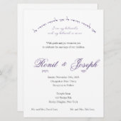 Ich bin meine Geliebte bei der Einladung zur archi (Vorne/Hinten)